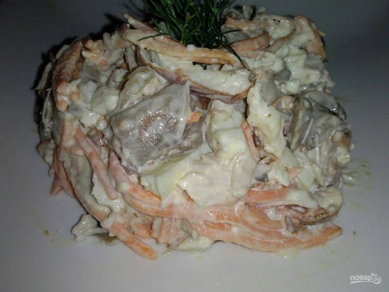 Салат с омлетом и курицей - пошаговый рецепт с фото на ЯБпоела