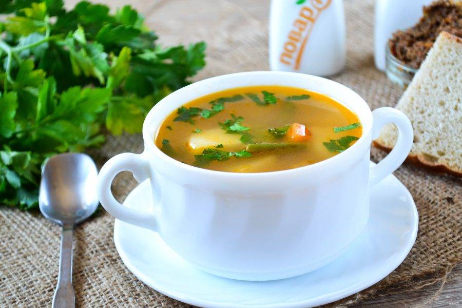 Овощной суп — зимний рецепт