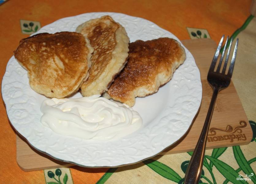 Кефирные оладьи на дрожжевом тесте – пошаговый рецепт приготовления с фото