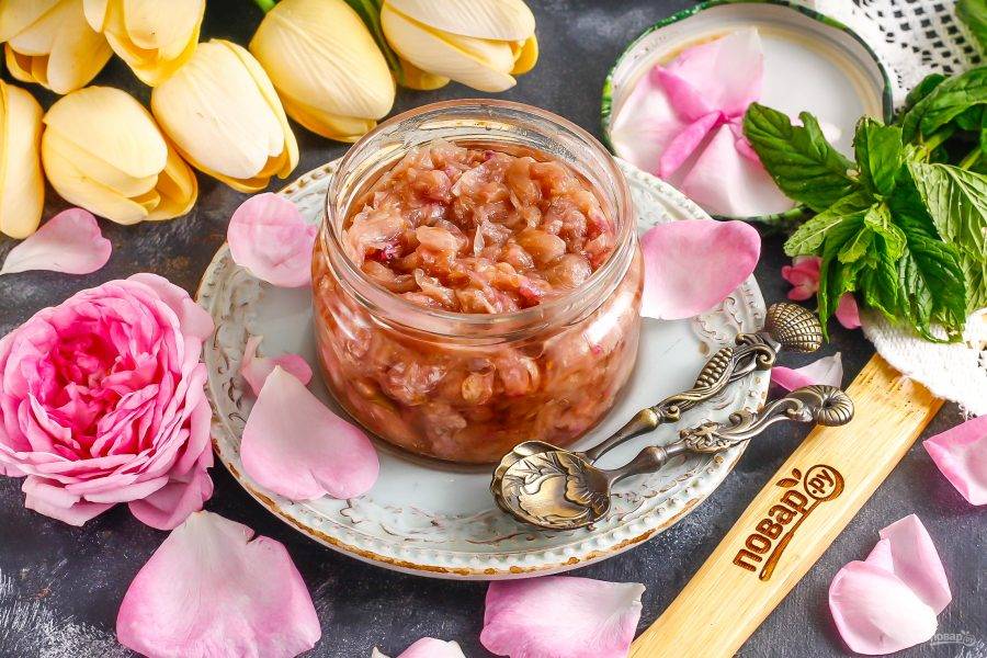 Рецепт желе из роз