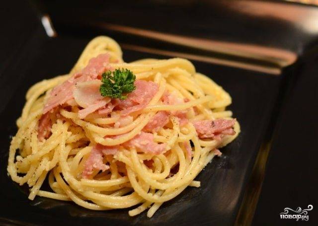 Спагетти болоньезе с беконом и сливками рецепт с фото пошагово