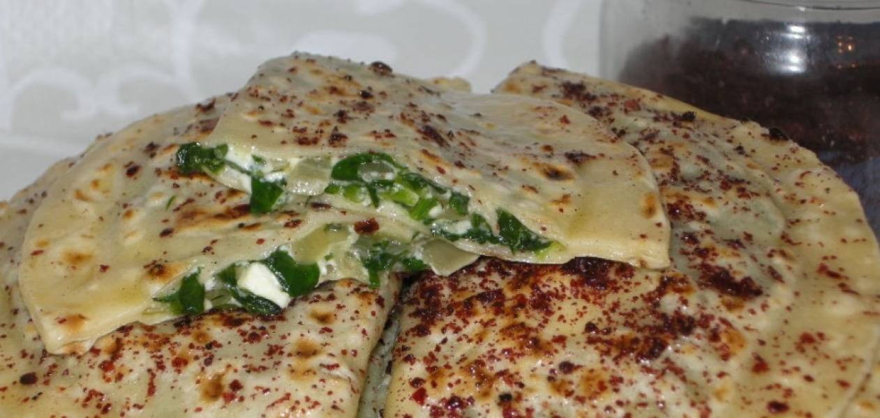 Кутабы с зеленью и сыром по азербайджански рецепт с фото