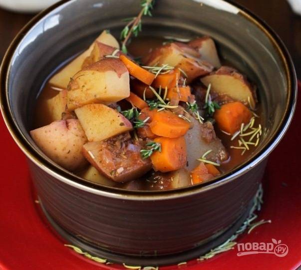 Овощное рагу с картошкой