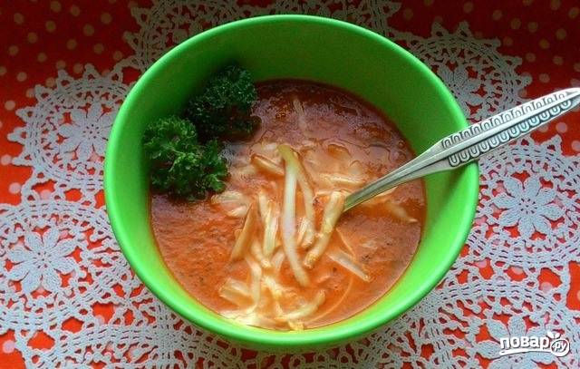 Легкий суп-пюре овощной