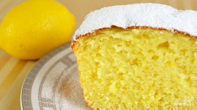 Лимонный кекс в хлебопечке — простой и вкусный