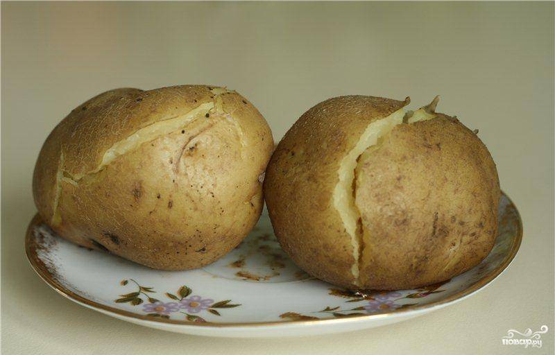 Как быстро приготовить картошку в мундире в микроволновке, рецепты с фото