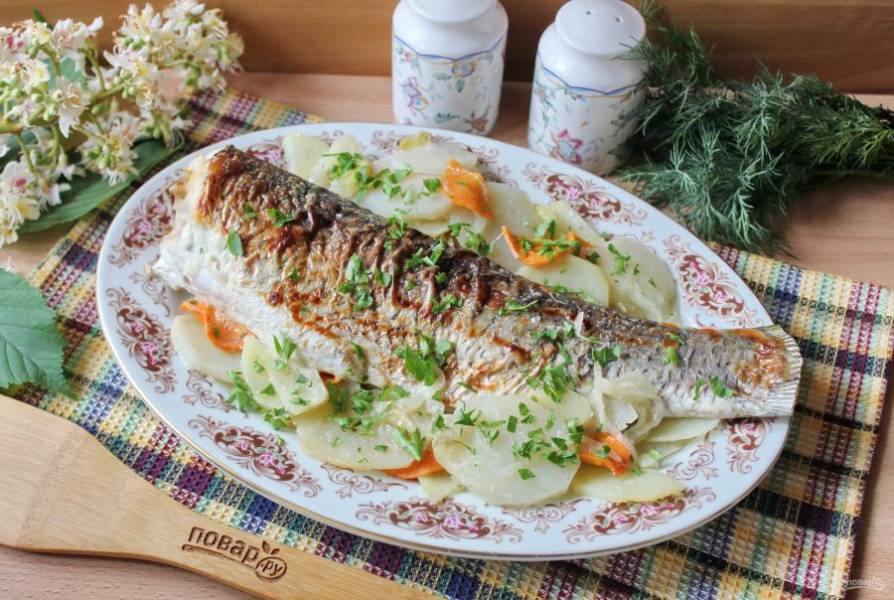 Как приготовить рыбу белый амур в духовке — рецепт с фото пошагово