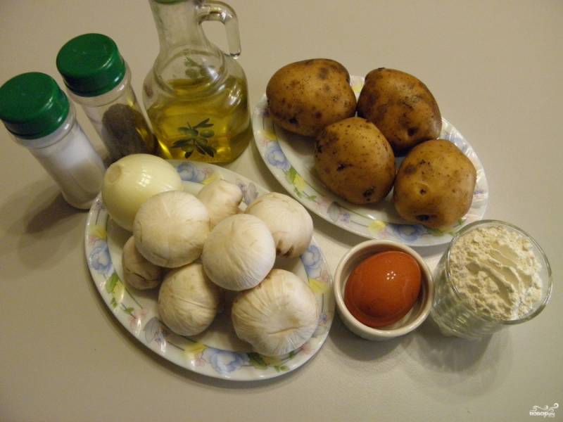 Картофельные зразы с грибами – рецепты с фото, приготовление в духовке, на сковородке, фидео