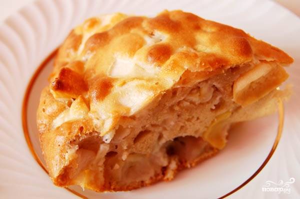 Шарлотка яблочная с майонезом • Пироги, пирожки, булочки, пончики