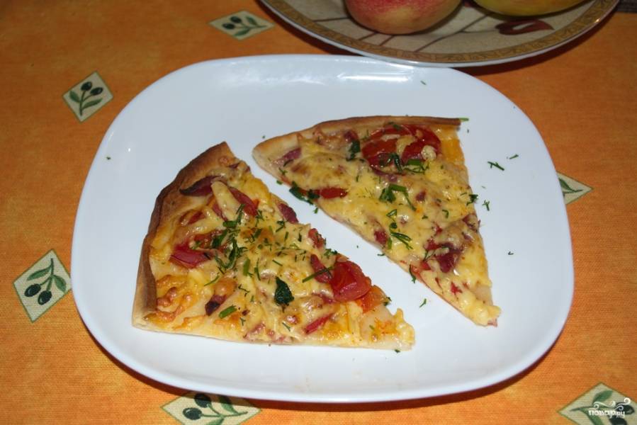 Вкусный Рецепт: Дрожжевое пышное тесто для пиццы