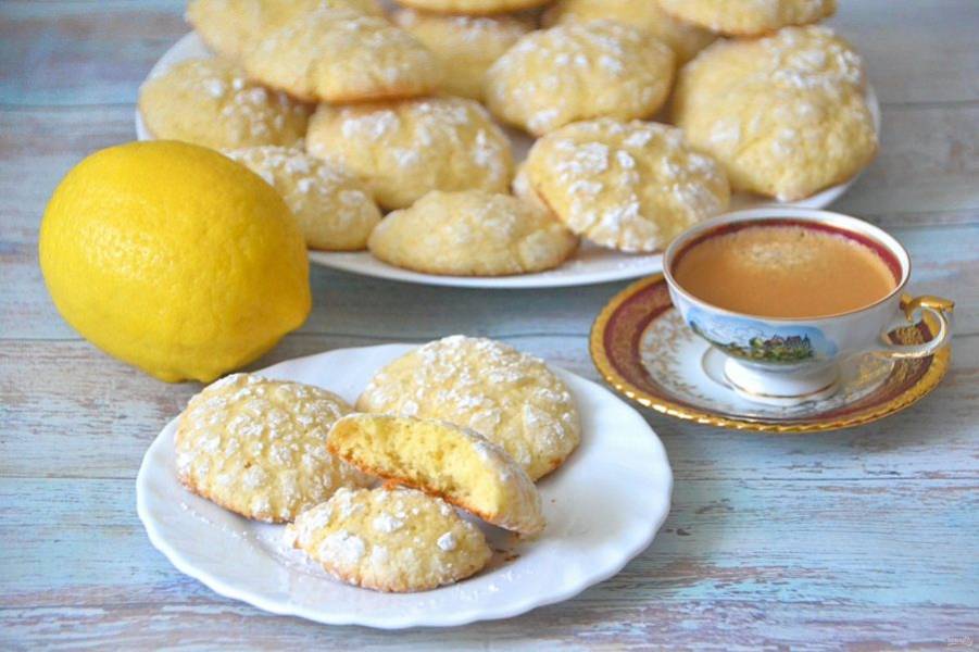 Печенье получается необыкновенное, ароматное, с освежающей лимонной кислинкой.