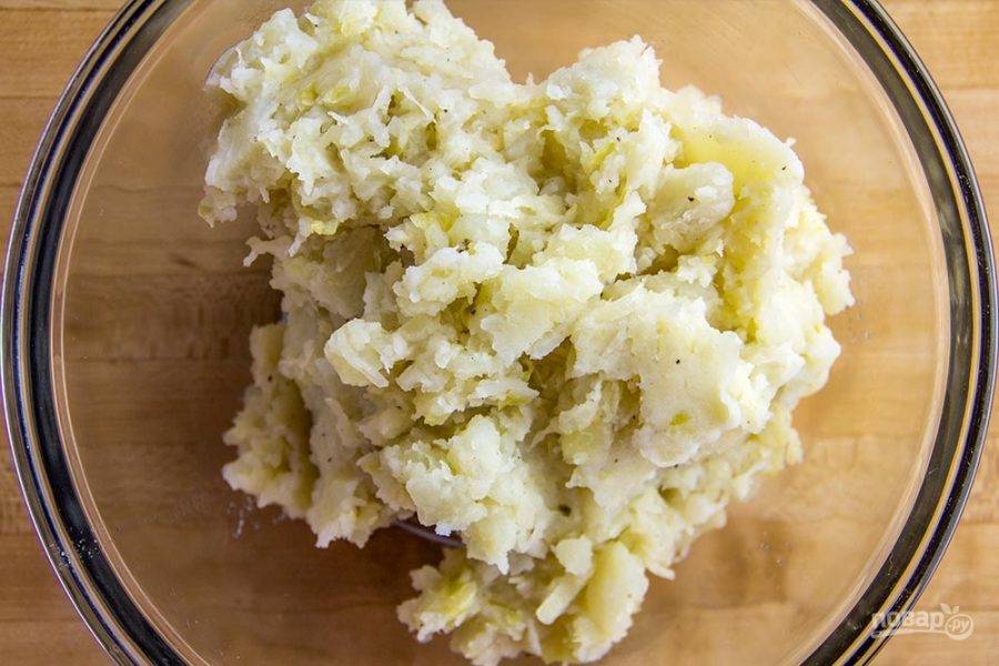 Квашеная капуста и картофельные равиоли