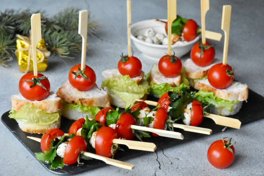 Канапе на Новый год