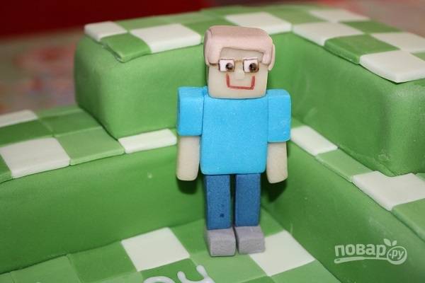 Торт Minecraft
