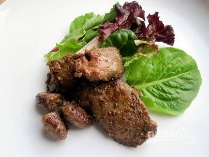 Рецепты блюд из куриных субпродуктов – печени и сердца