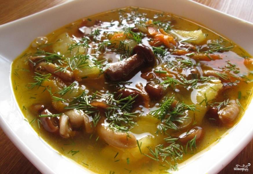 Рецепт: Суп грибной - С обабками.