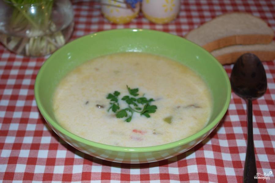 Простой суп из вешенок с картошкой и вермишелью