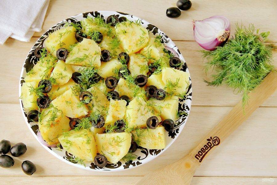 Как просто приготовить салат с картошкой