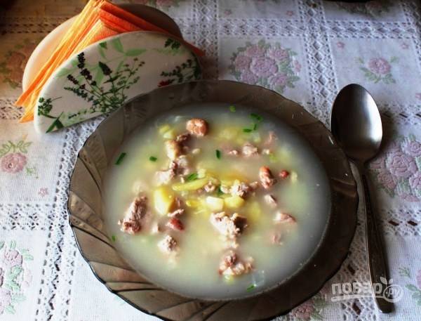 Сырный суп с грибами и вермишелью – пошаговый рецепт приготовления с фото