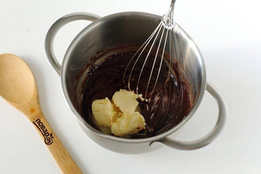 Шоколадная глазурь на сметане для тортов и пирожных