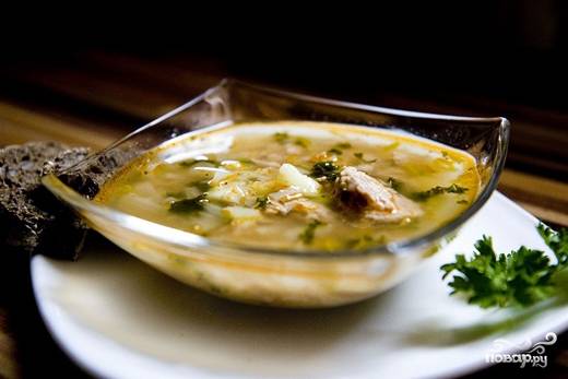 Быстрый суп из тунца и брокколи