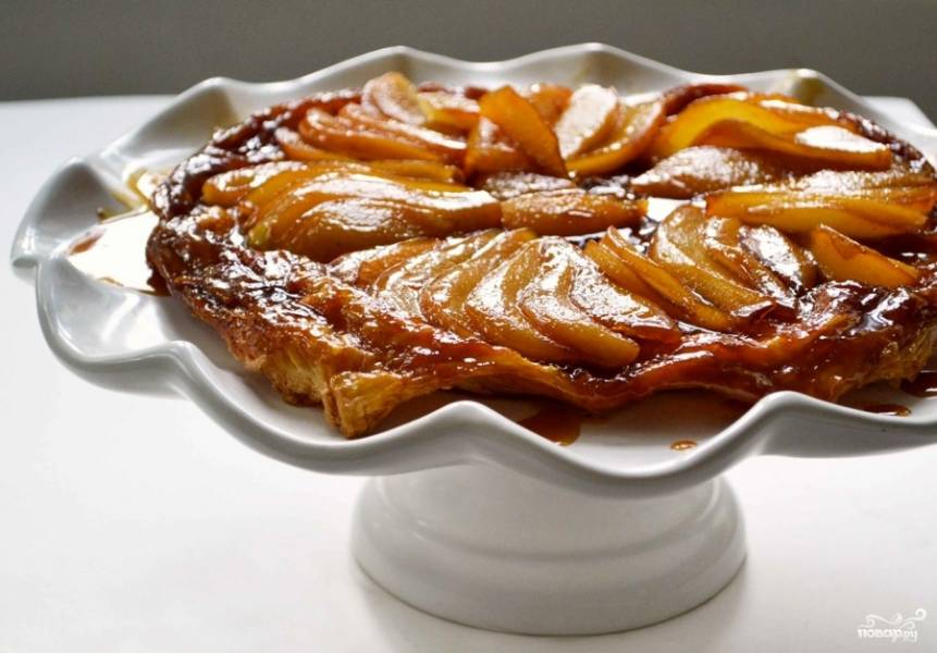 Тарт татeн - французский перевернутый яблочный пирог