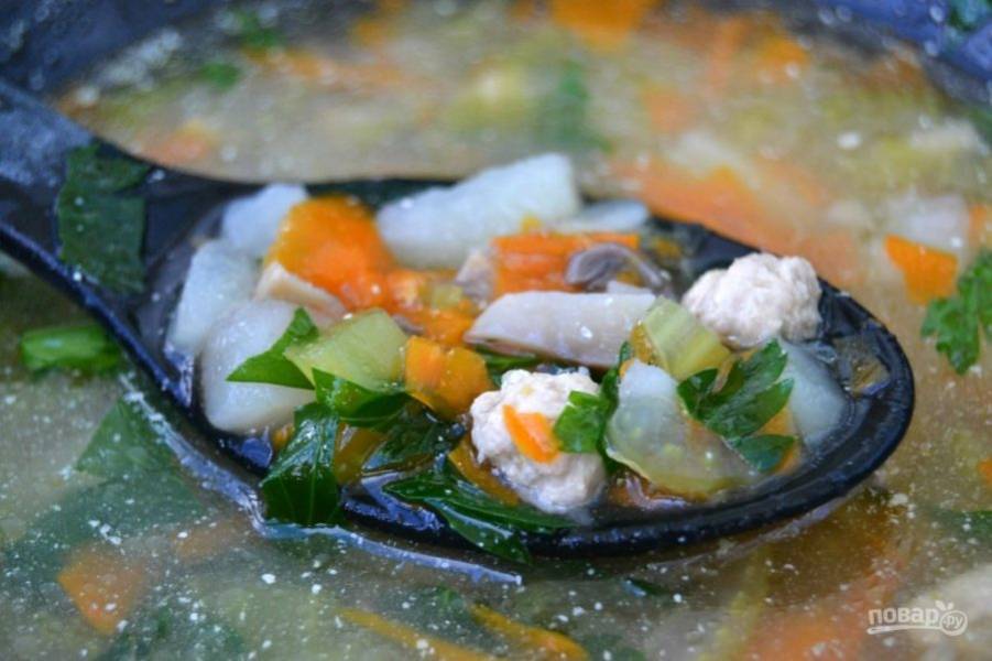 Суп для похудения из сельдерея