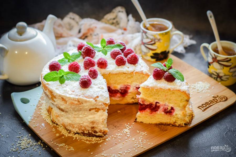 Творожный торт, пошаговый рецепт на ккал, фото, ингредиенты - Ирина B&C
