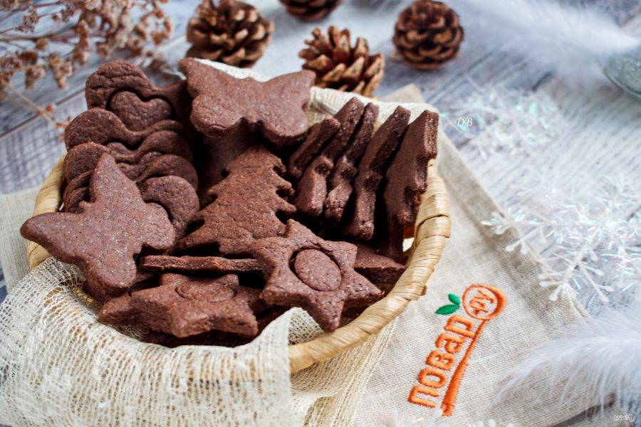 Печенье из шоколадного песочного теста рецепт с фото пошагово - мебель-соня.рф
