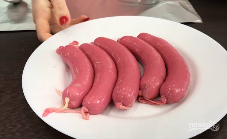 Сосиски из куриной грудки – пошаговый рецепт приготовления с фото
