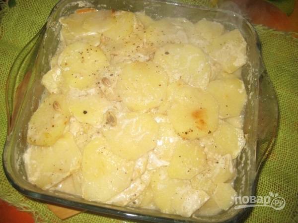 Щука с картошкой, запеченные в духовке – кулинарный рецепт