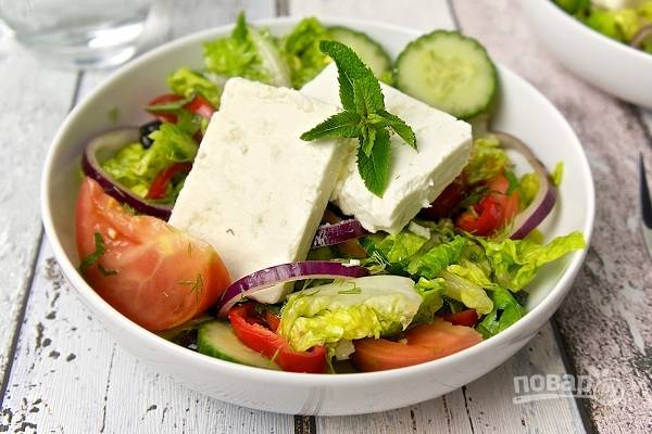Легкий салат "Греческий"