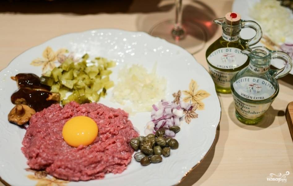 Стейк Тартар (Steak tartare) из говядины - горыныч45.рф
