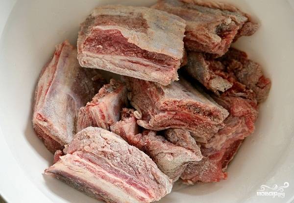 Свиные ребрышки в духовке в рукаве – простой и вкусный рецепт с фото (пошагово)