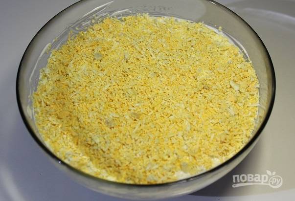 Салат «Мимоза» с консервированным тунцом, пошаговый рецепт на ккал, фото, ингредиенты - Магуро