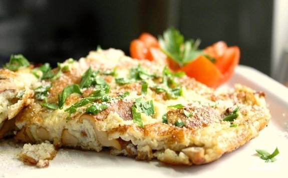 Фриттата с курицей