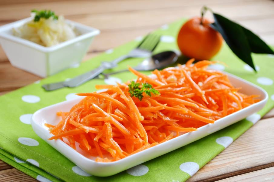 Салаты из моркови