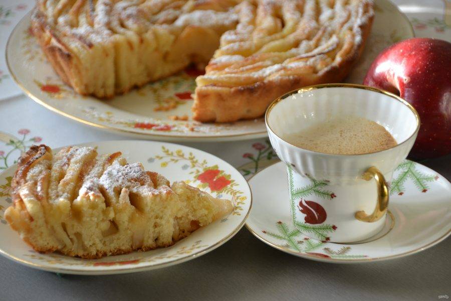 Мясной пирог «Чайная роза» - рецепт