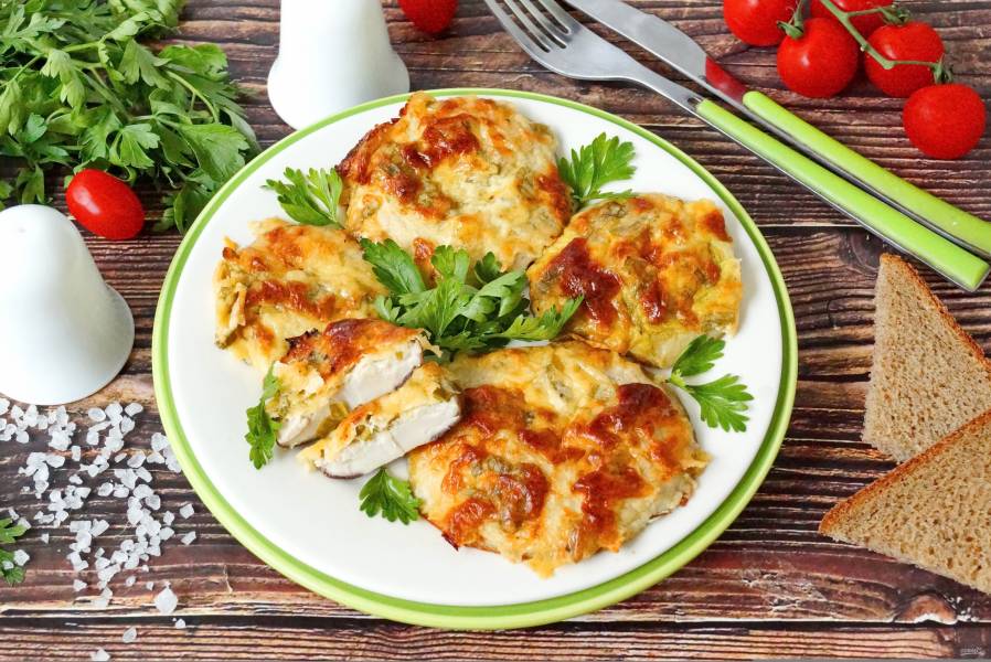 Запеченные белые грибы