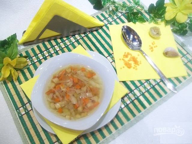 Овощной суп диетический