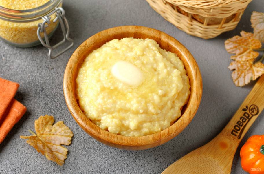 Каши с тыквой в горшочках