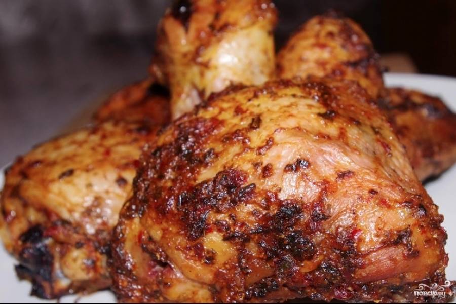 Запечённые куриные окорочка в мультиварке – кулинарный рецепт