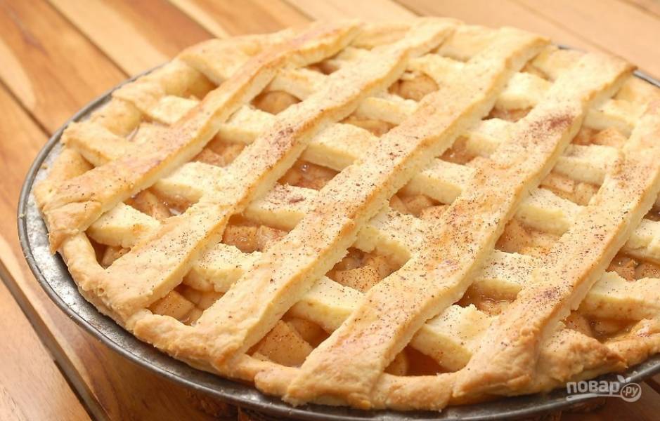 Пышный яблочный пирог - Кулинарный пошаговый рецепт с фото.