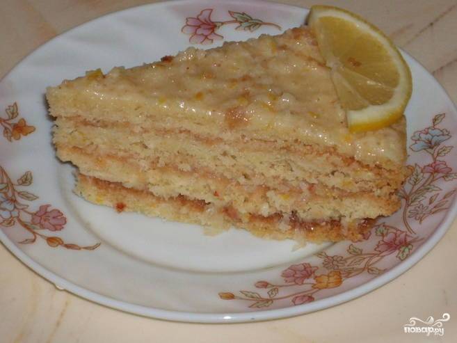 Торт Лимонник, рецепты с фото