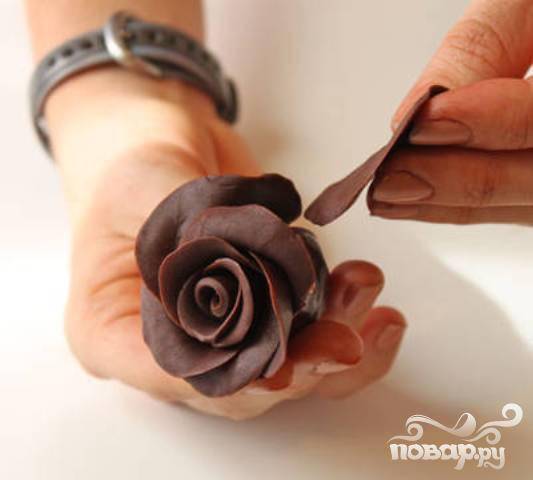как сделать цветы из шоколада, мастер - класс