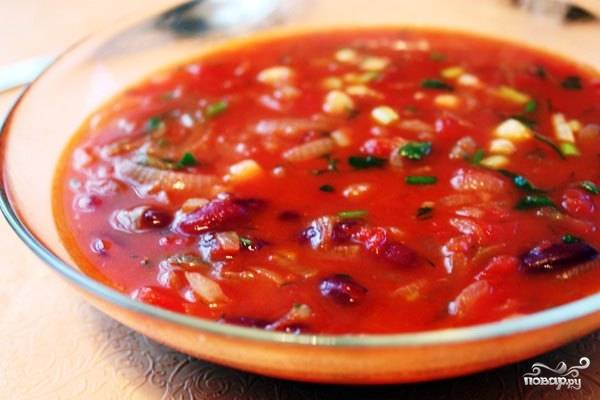 Суп с фасолью «Монастырский» в мультиварке: рецепт с фото