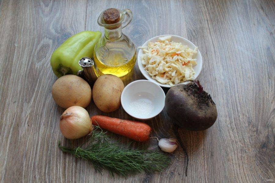 Борщ с квашеной капустой (постный): пошаговый рецепт с фото, как варить