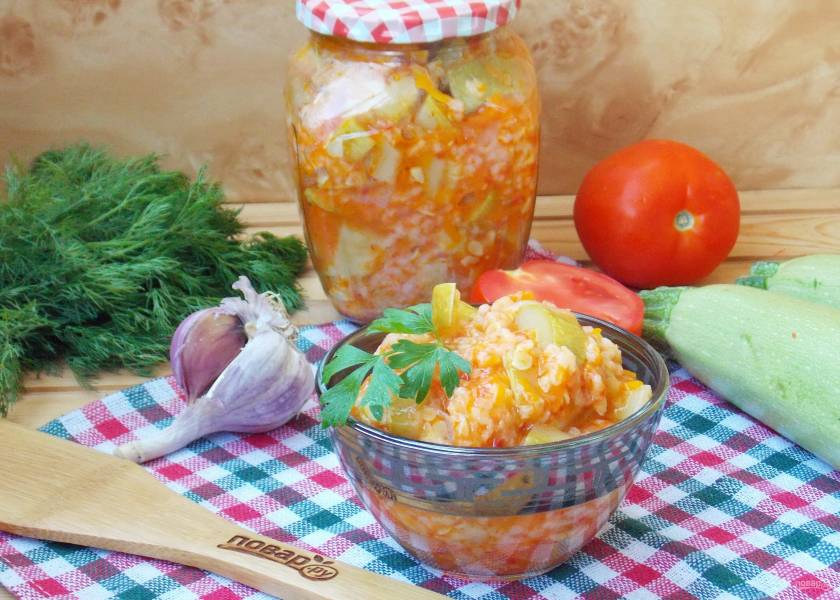 Консервированный салат из риса с овощами на зиму. Видео рецепт | Кулинария