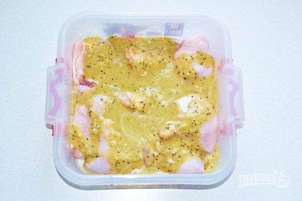 ШАШЛЫК ИЗ КУРИНЫХ НОЖЕК В МАРИНАДЕ ИЗ КИВИ