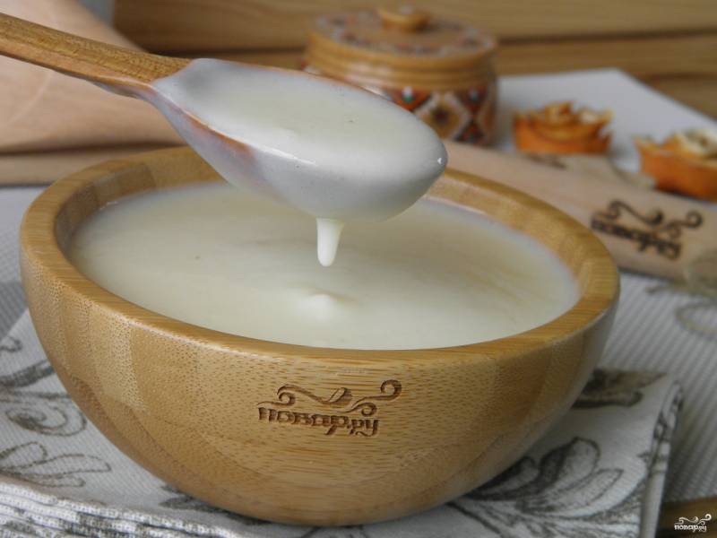 Ингредиенты для заварного крема и молочного крема
